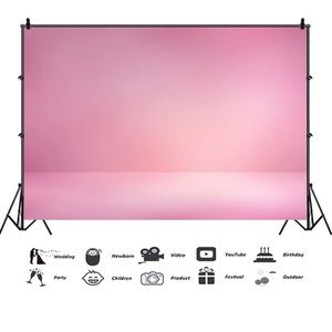 10x8ft Sweet Pink Wall Floor Princess Background
